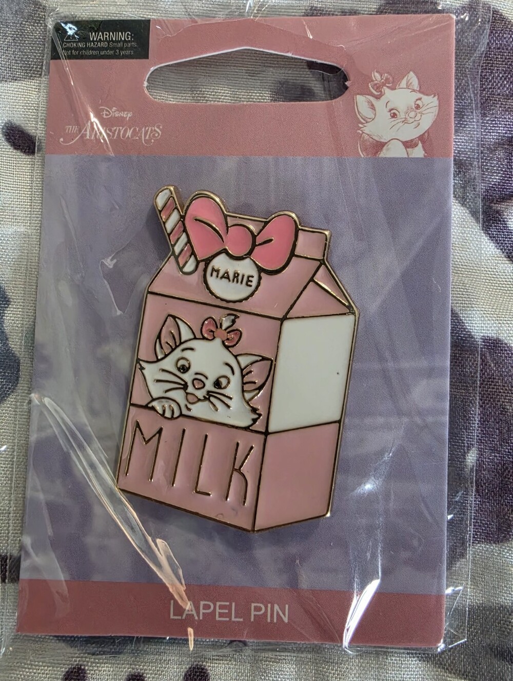 MARIE Milk Carton 2026 DISNEY PIN - NEW, THE ARISTOCATS